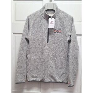 League 91 SA200 Saranac 1/4 Zip Pullover Sweater Philmont New Mexico - Grey - S